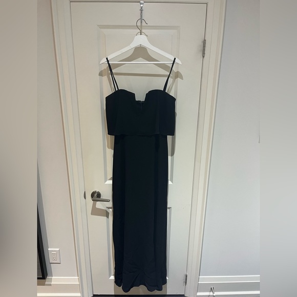 BCBG Black Strapless Gown - 4 - Picture 5 of 11